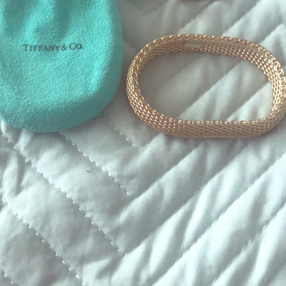 Tiffany & Co. Somerset Mesh Bracelet & dust bag